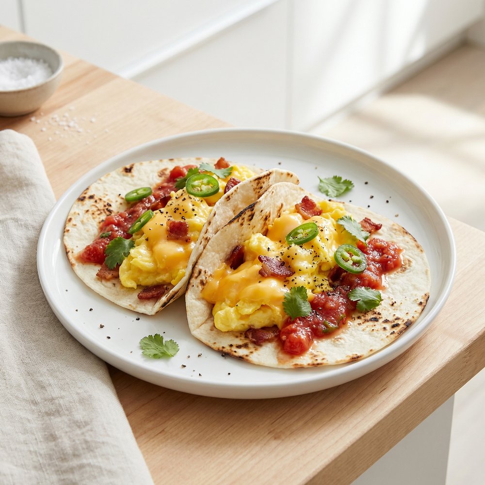 Bacon and Egg Tacos