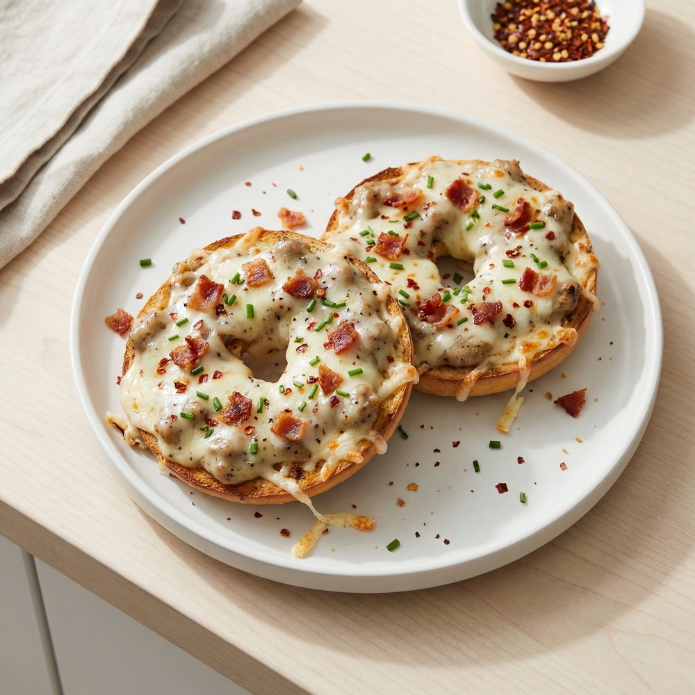Easy Breakfast Pizzas