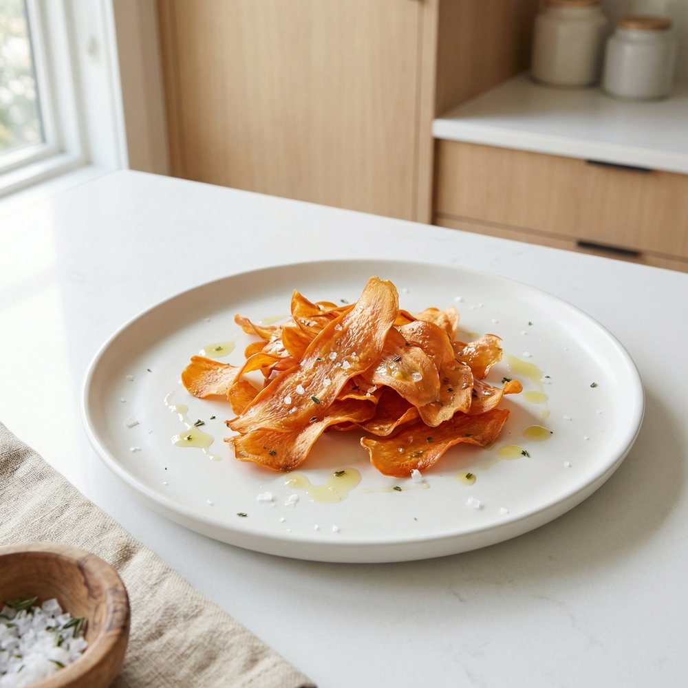 Crispy Carrot Chip Snack