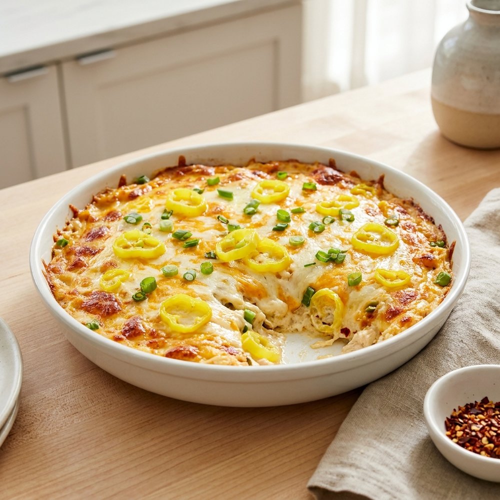 Baked Chicken Banana Pepper Dip