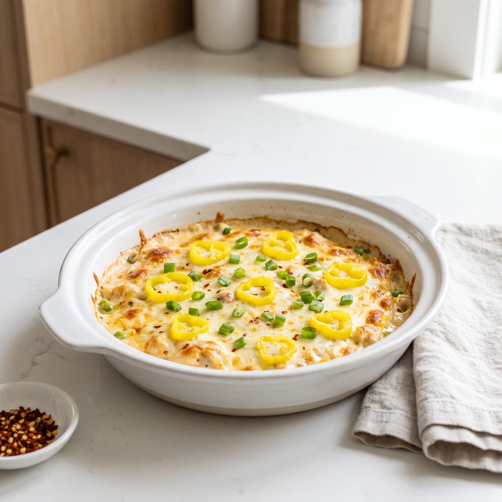 Baked Chicken Banana Pepper Dip