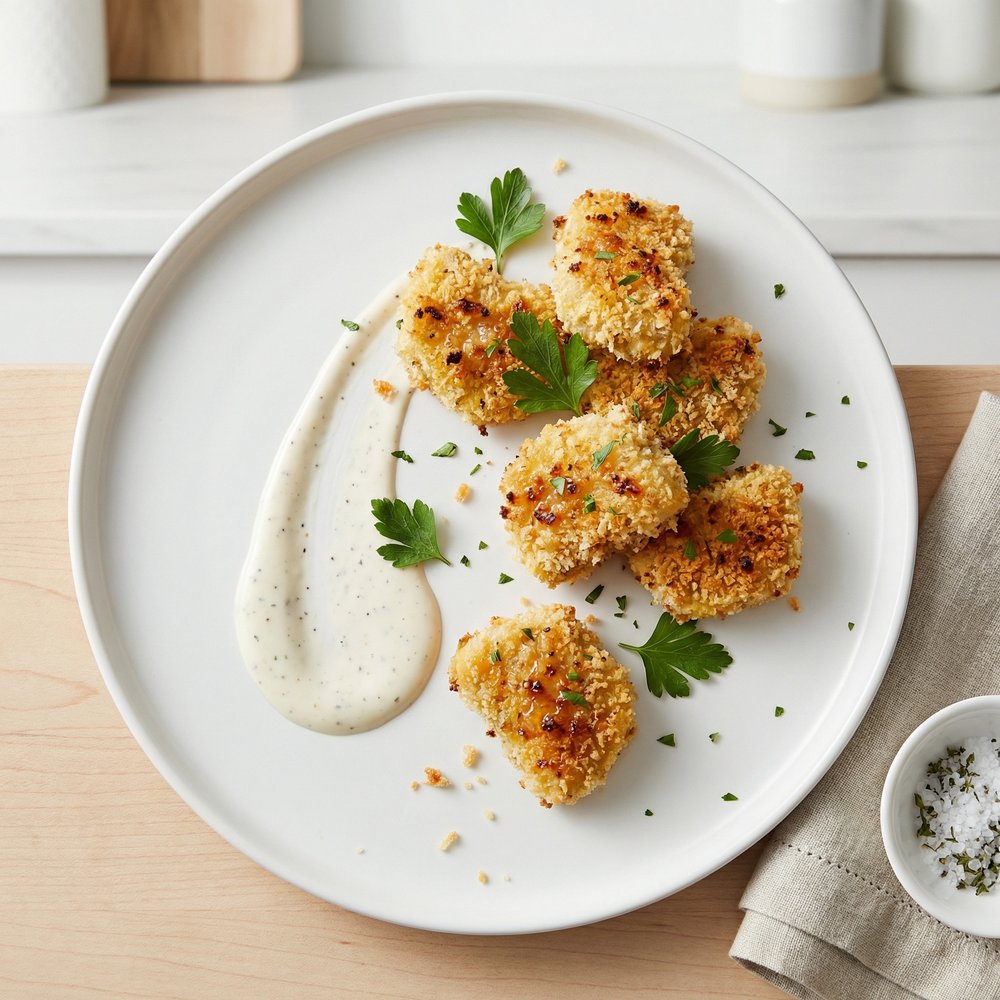 Quick and Simple Baked Chicken Nuggets
