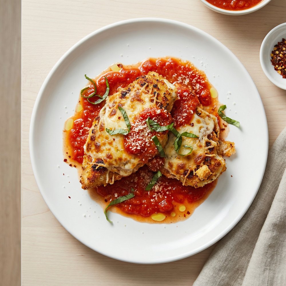 The Best Parmesan Chicken Bake
