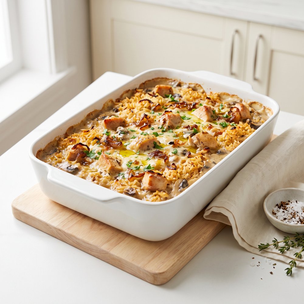 Baked Chicken and Rice Casserole