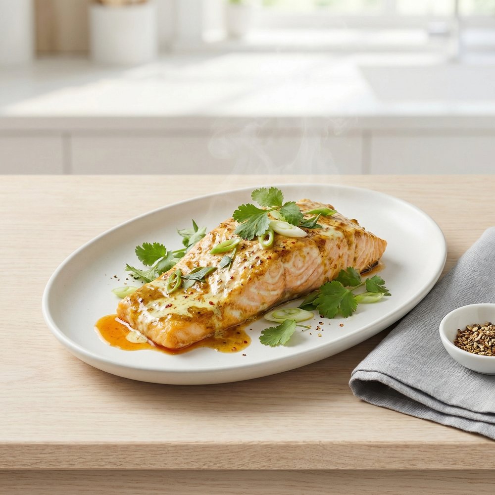 Curried Salmon Bake