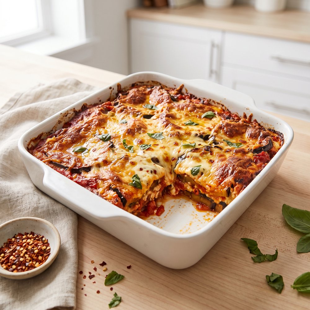 Baked Eggplant Parm Casserole
