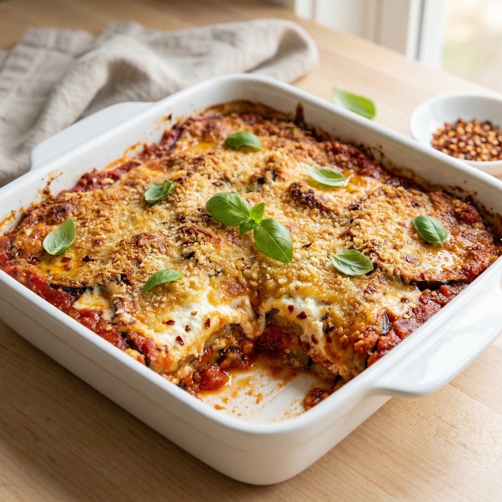Baked Eggplant Parm Casserole