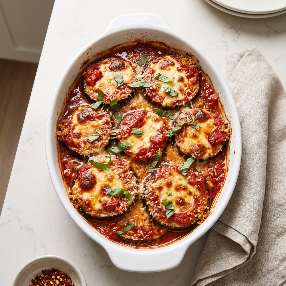 Baked Eggplant Parmesan