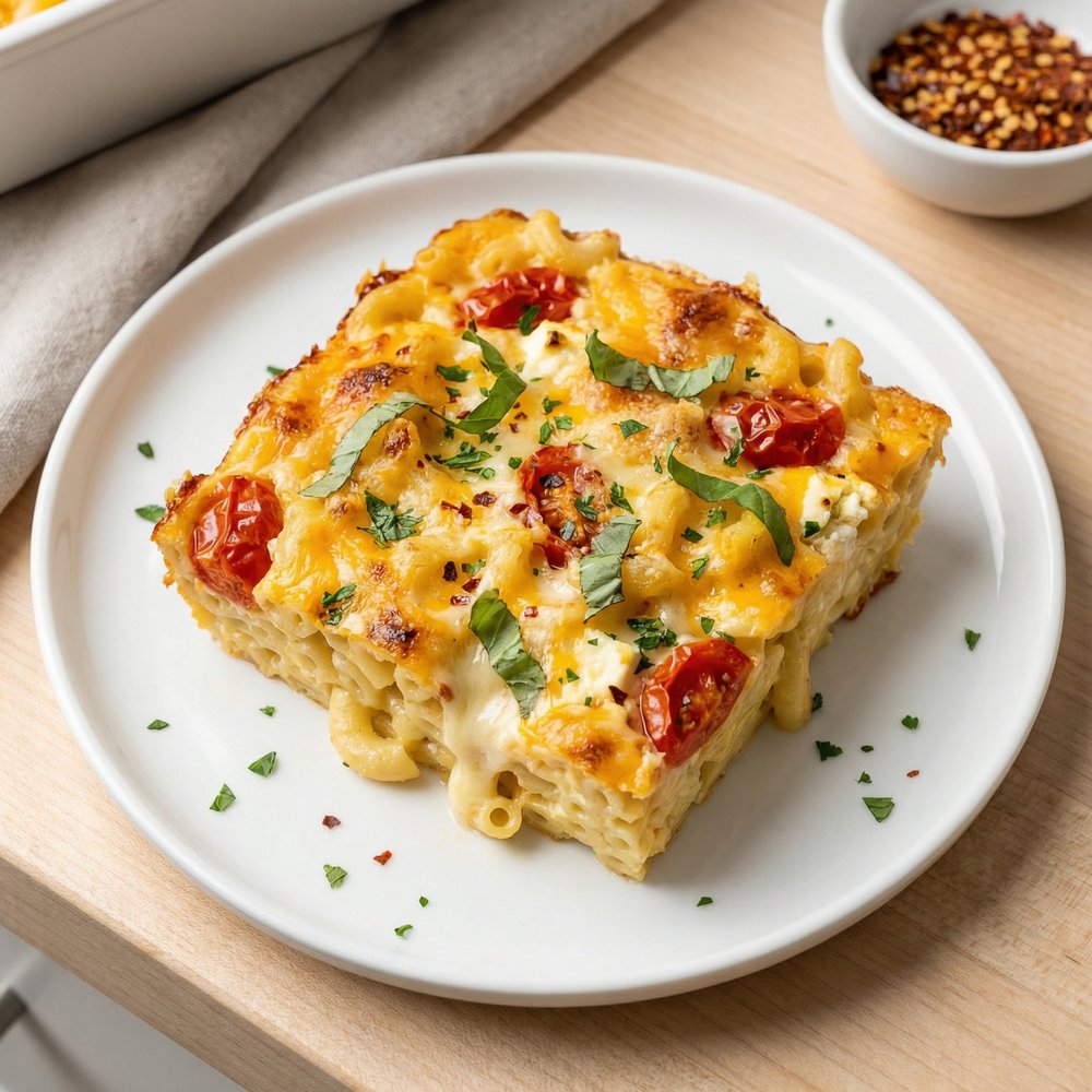 Four Cheese Macaroni Casserole