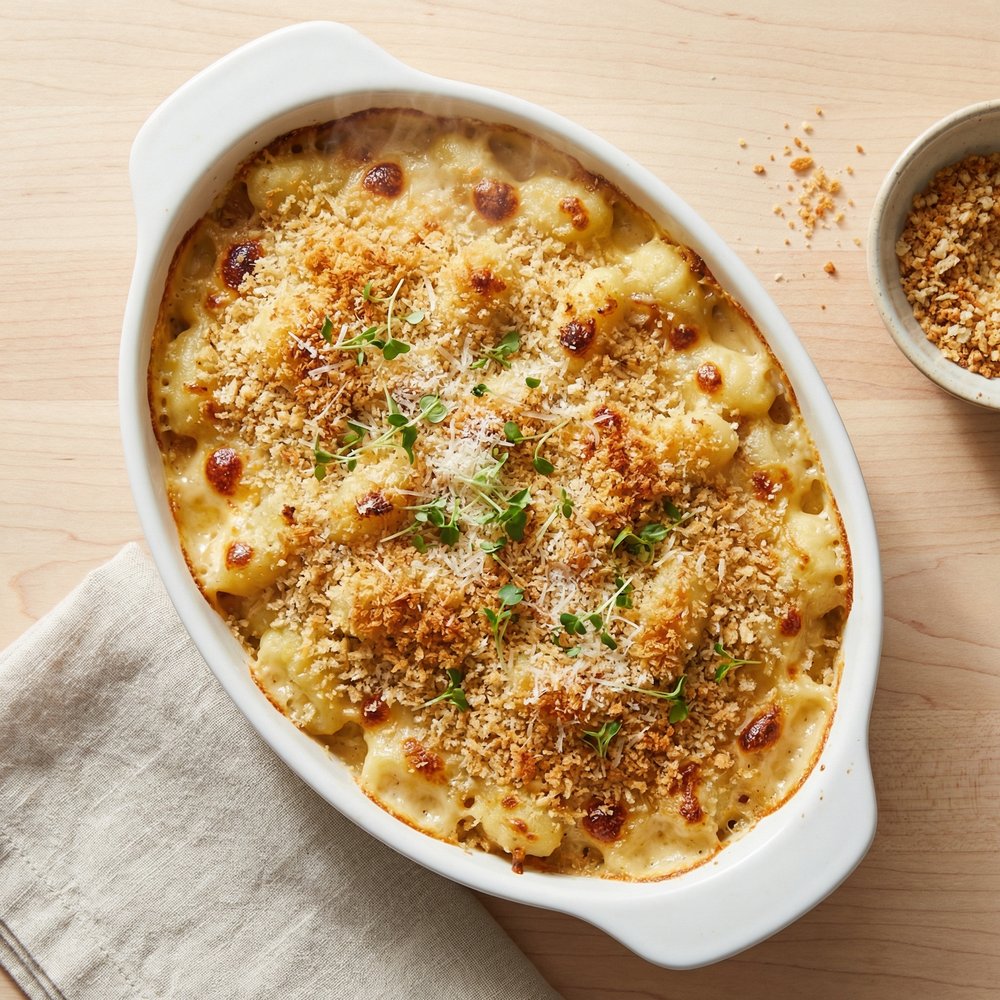 Oven-Baked Gnocchi Mac ’n’ Cheese
