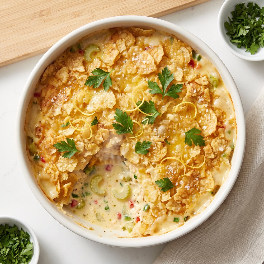 Baked Hot Chicken Salad Casserole