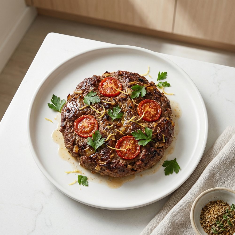 Parsley-Lemon Lamb Kefta Loaf