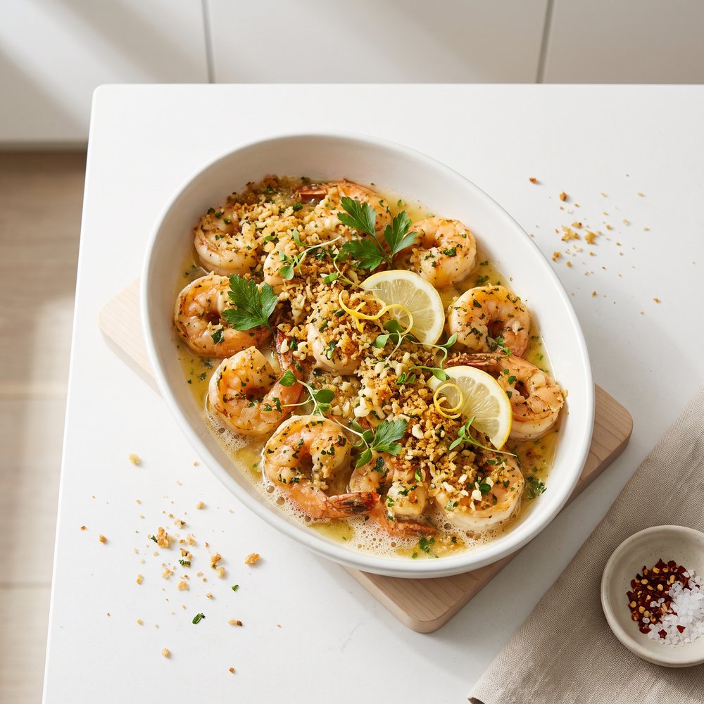 Baked Shrimp Scampi