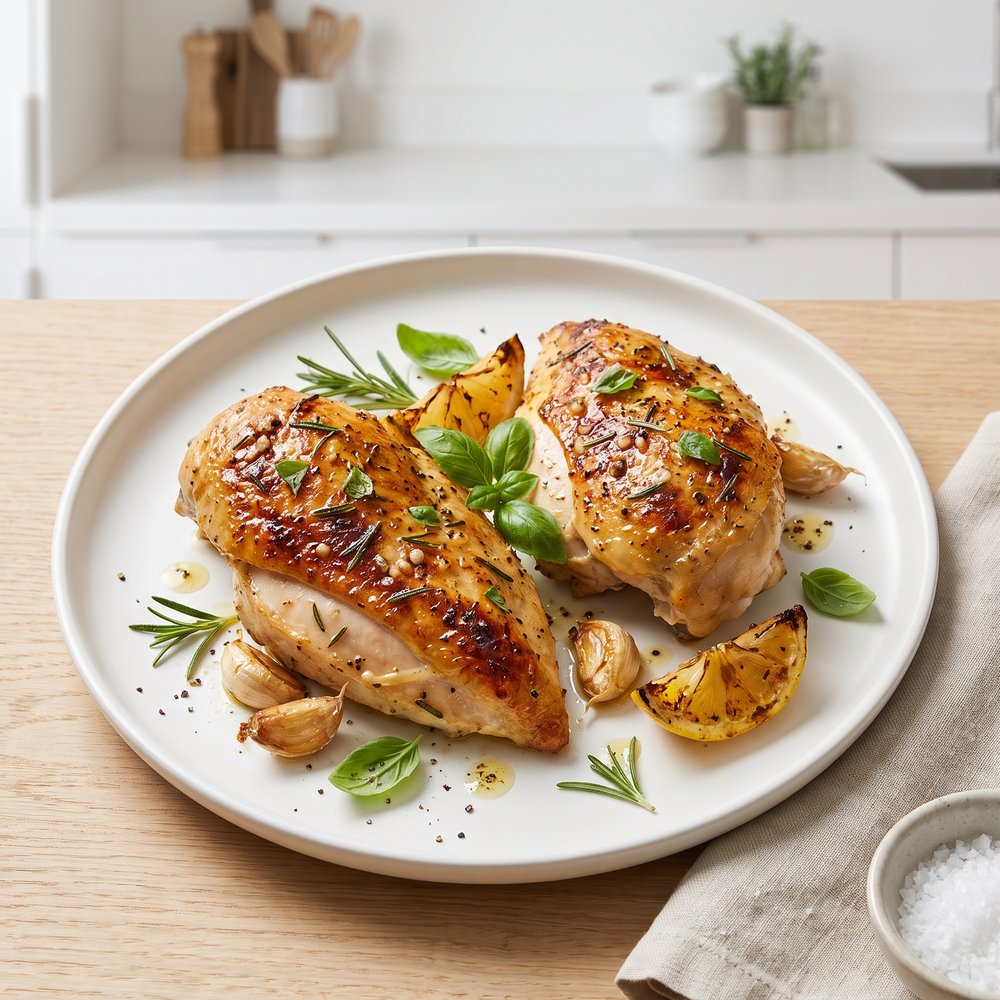 Baked Split Chicken Breast