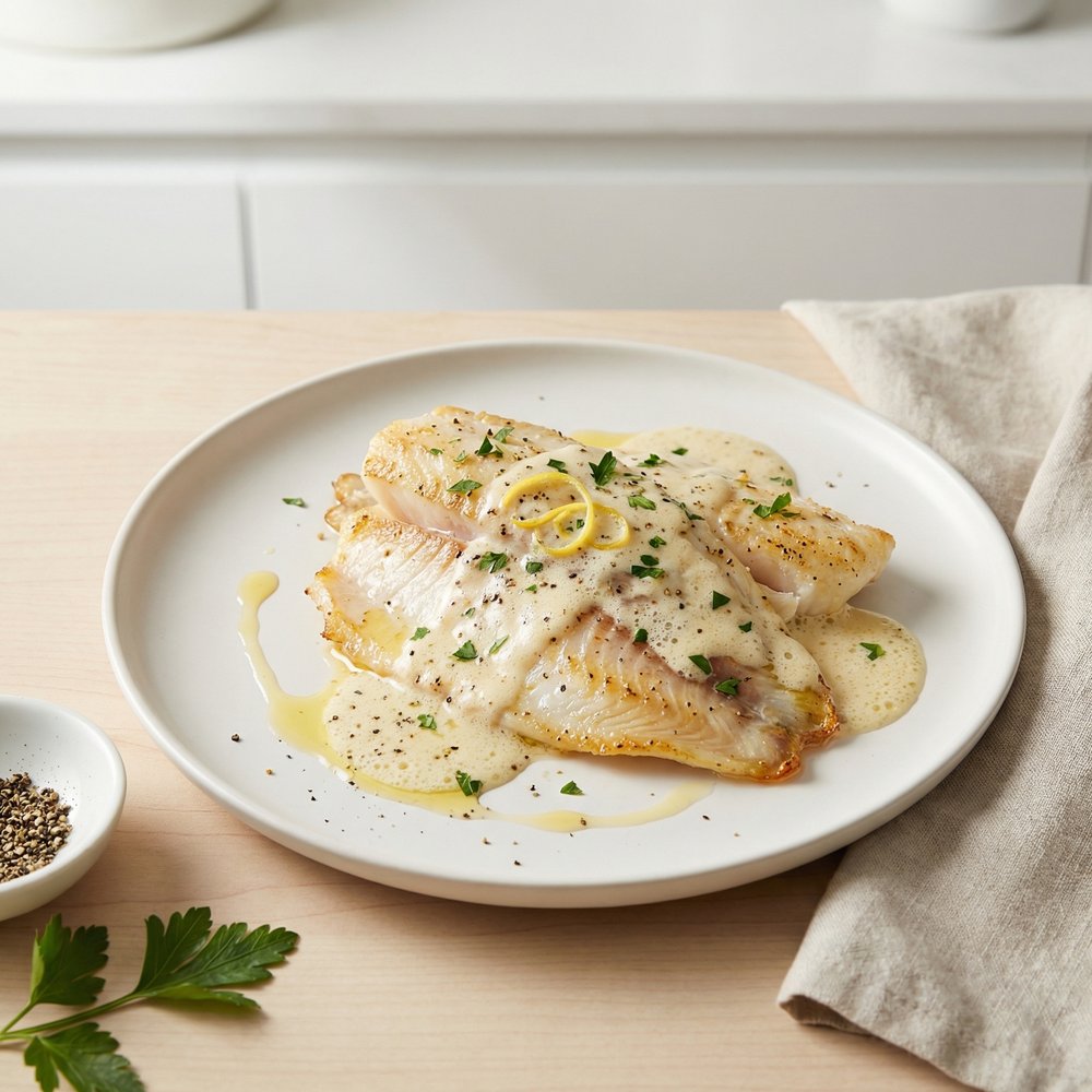 Garlic Alfredo Tilapia