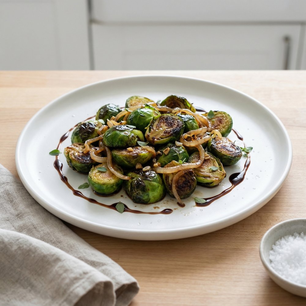 Balsamic-Glazed Brussels Sprouts