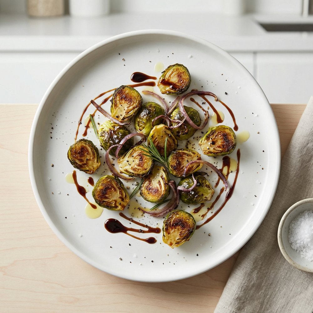 Balsamic-Glazed Brussels Sprouts