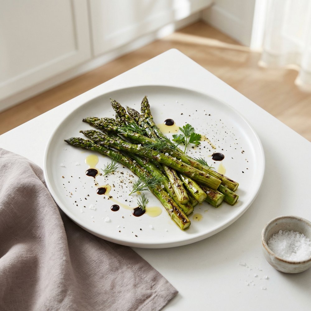 Roasted Asparagus with Balsamic Finish