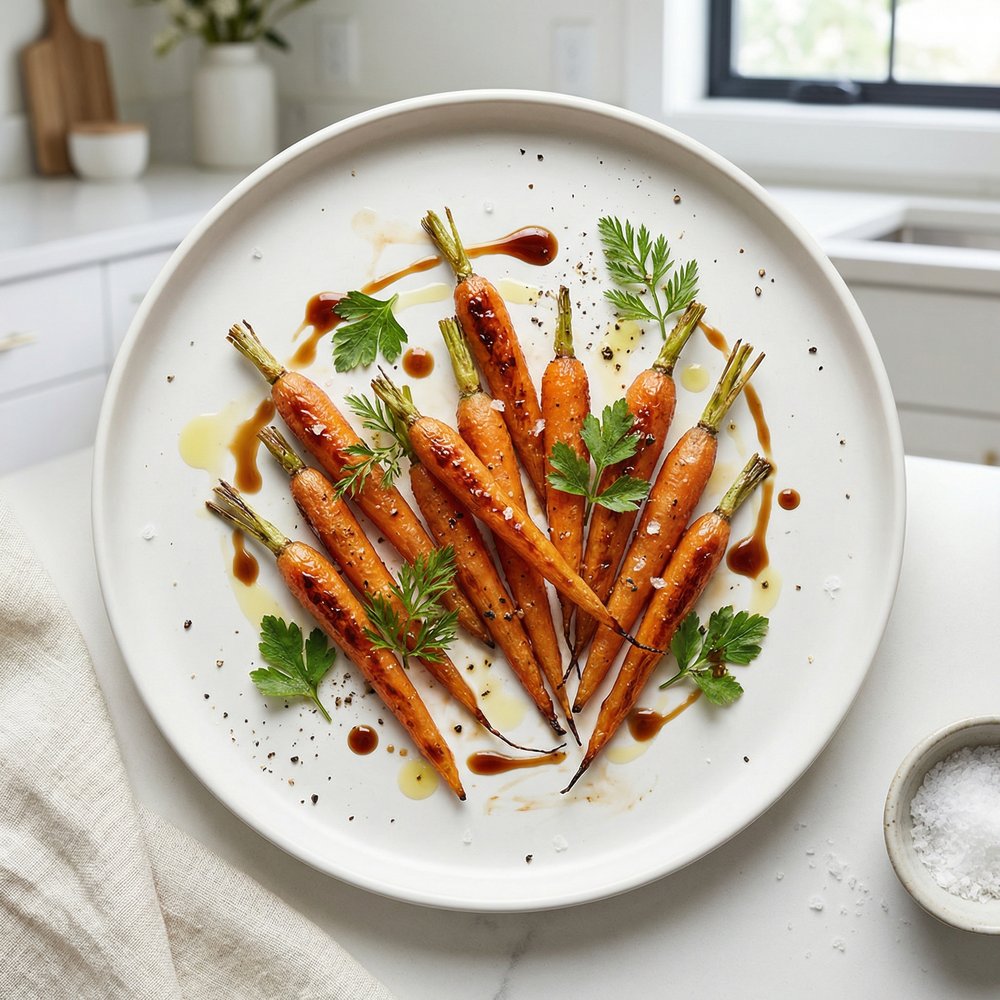 Balsamic Roasted Carrots