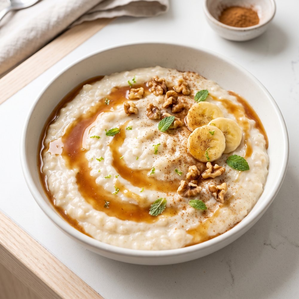 Banana Bread Rice Pudding