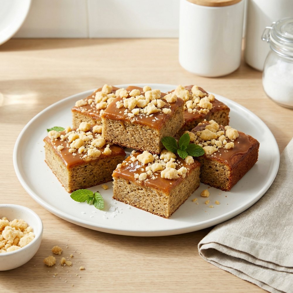 Banoffee Banana Snack Cake
