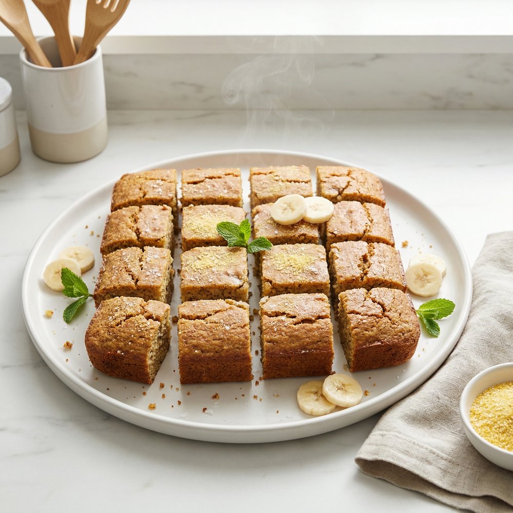 Banana-Infused Cornbread Loaf