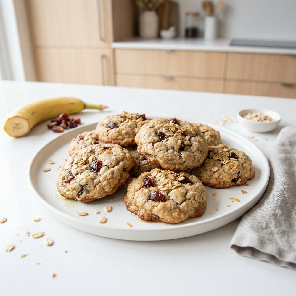 Healthy Banana Cookies