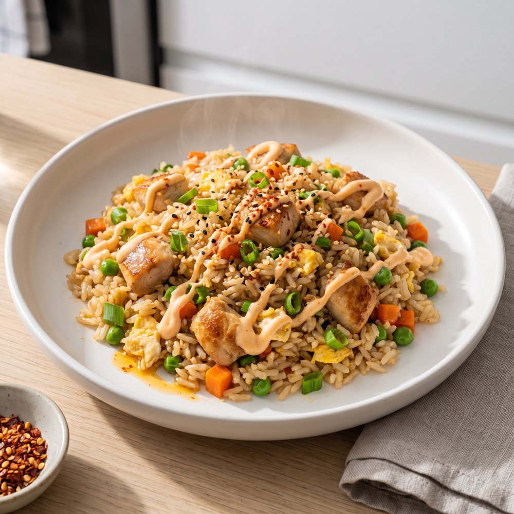Bang Bang Chicken Fried Rice