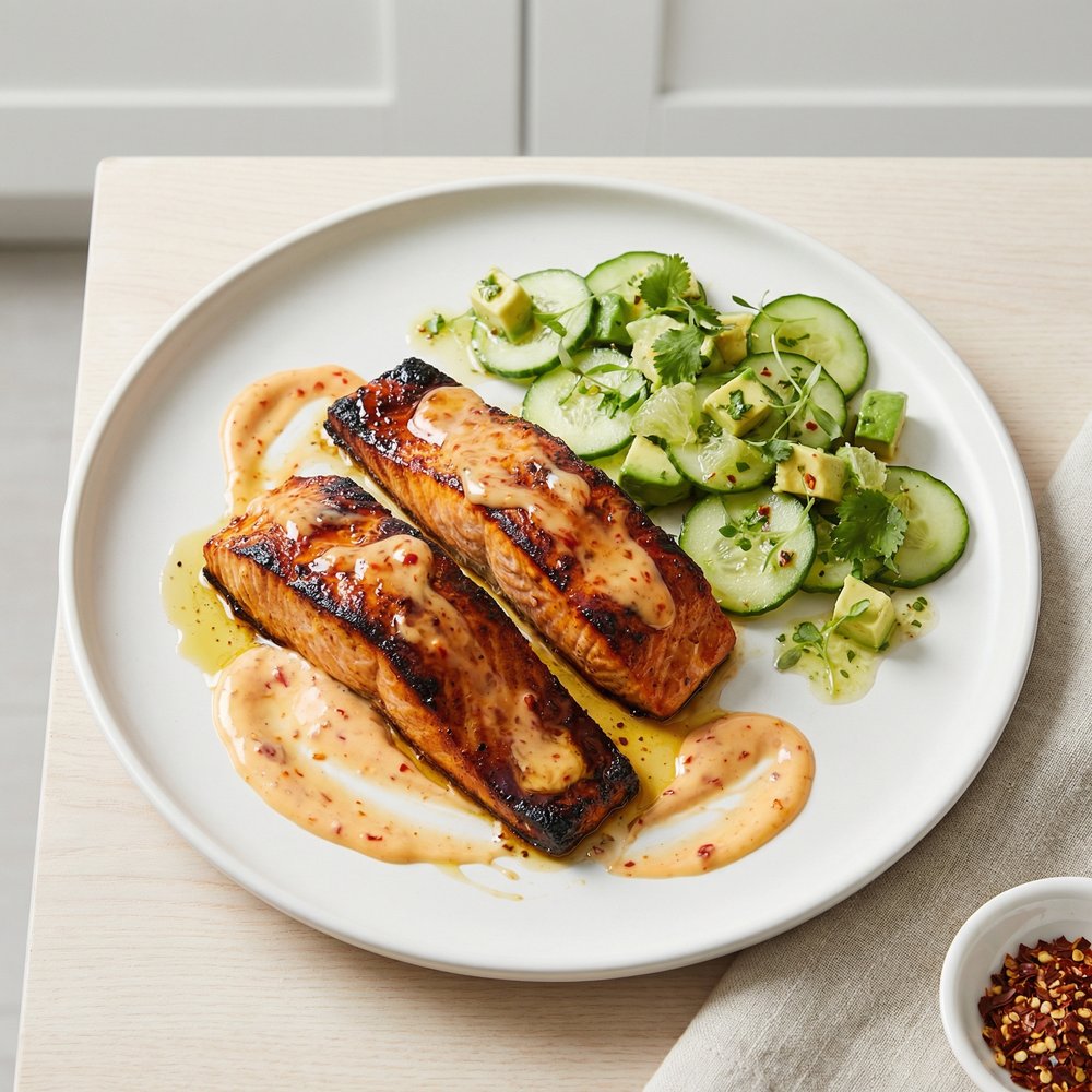 Sweet-Heat Bang Bang Salmon