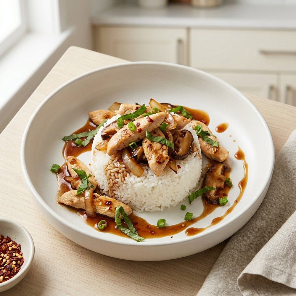Basil Chicken Thai Stir-Fry