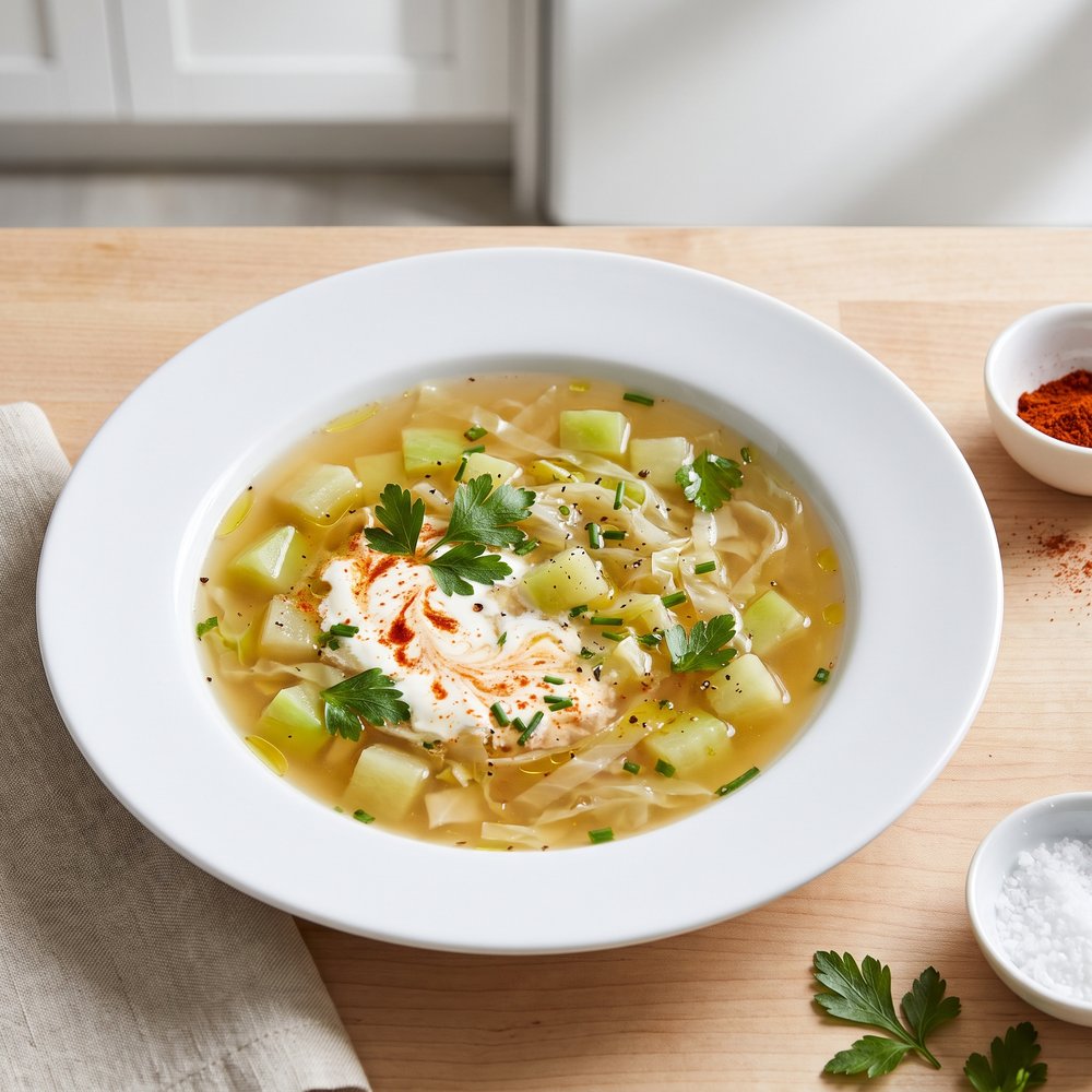 Bavarian Kohlrabi Soup