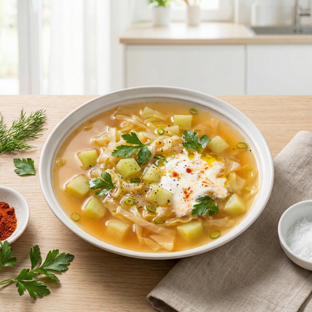 Bavarian Kohlrabi Soup