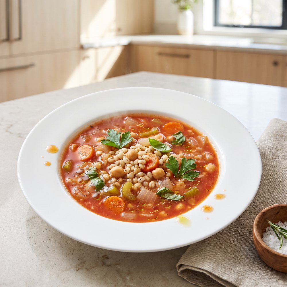 Beaker's Vegetable Barley Soup