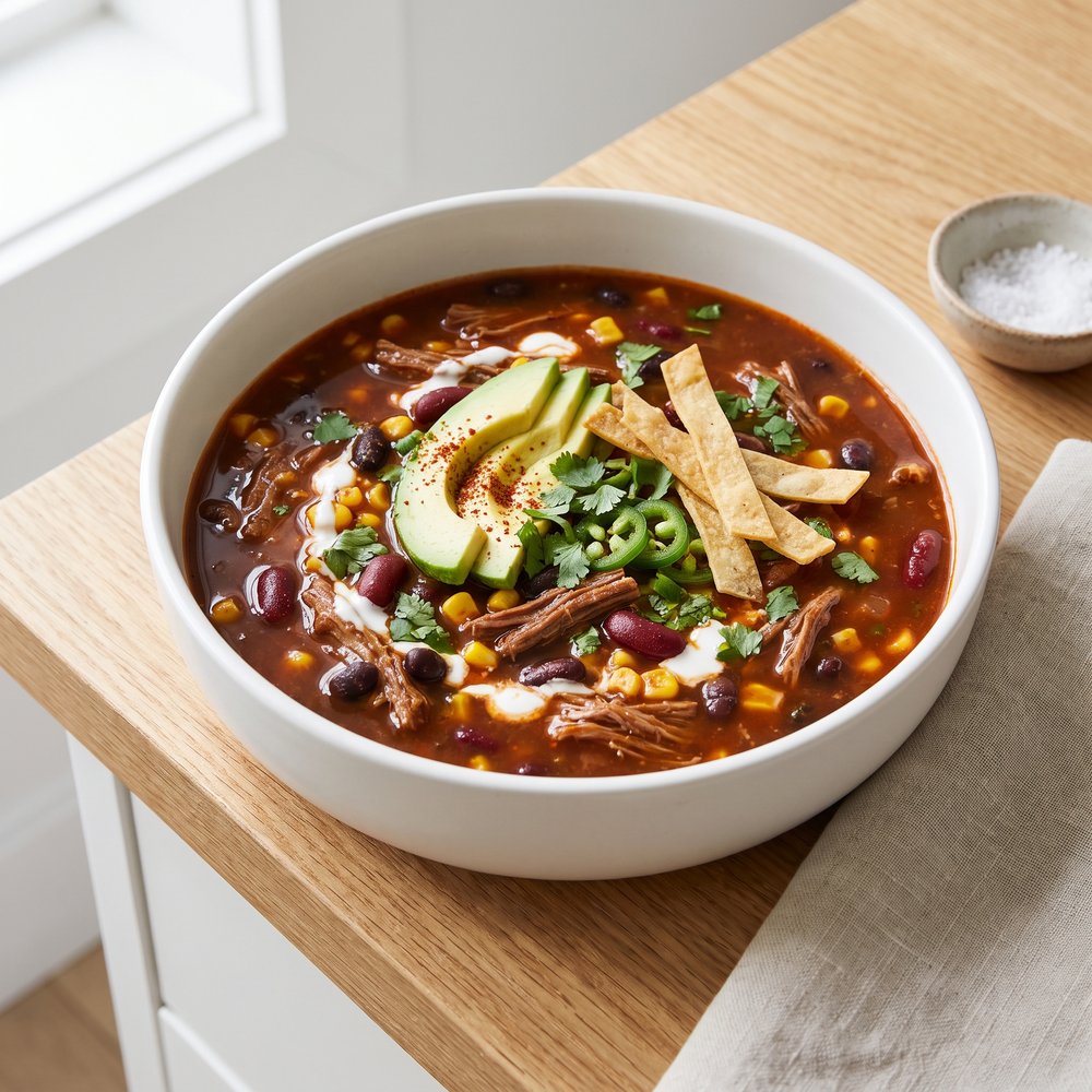 Beef Enchilada Soup