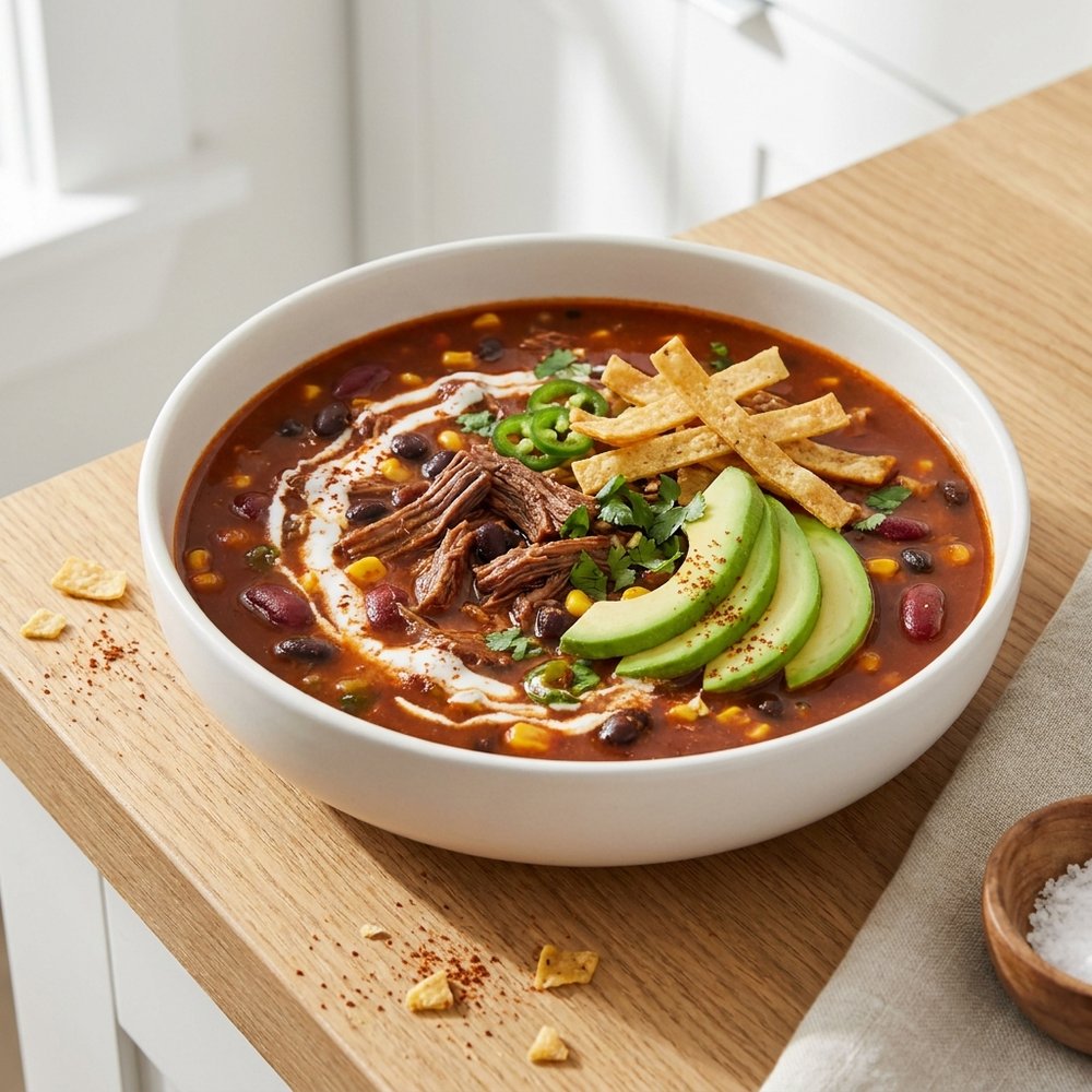 Beef Enchilada Soup