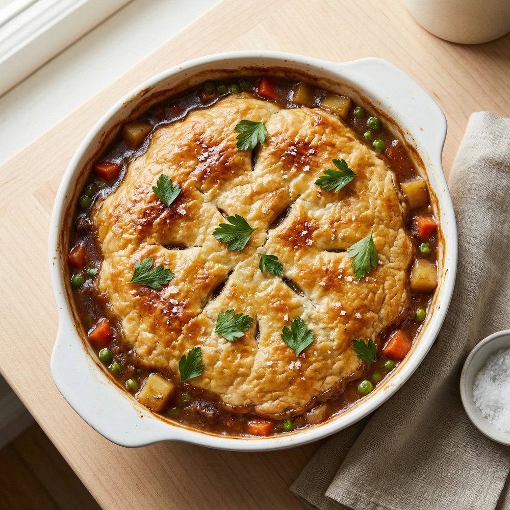 Classic Hearty Meat Pot Pie