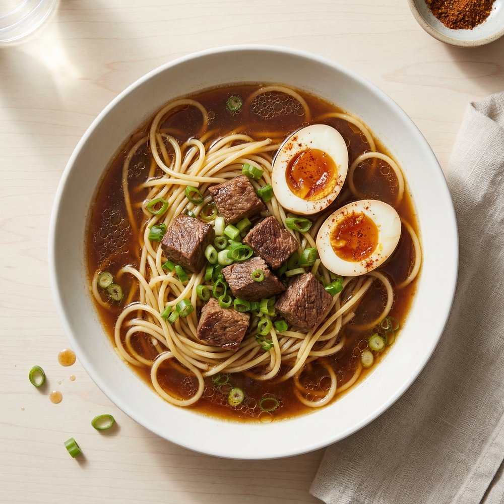 Yakamein (Crescent City Beef Noodle Soup)