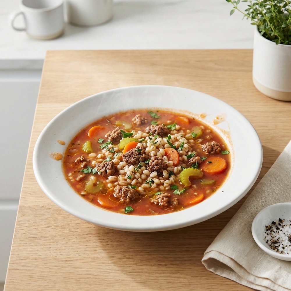 Hearty Hamburger Soup