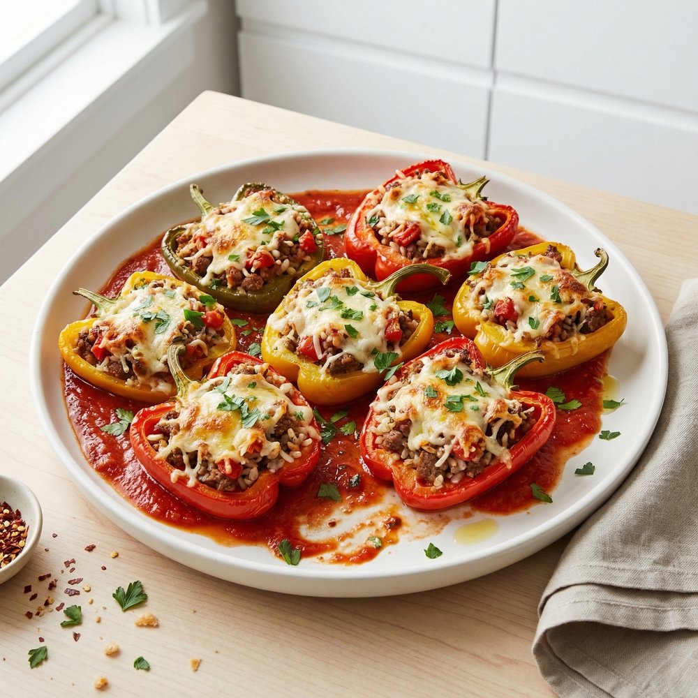 Chef John's Classic Stuffed Bell Peppers