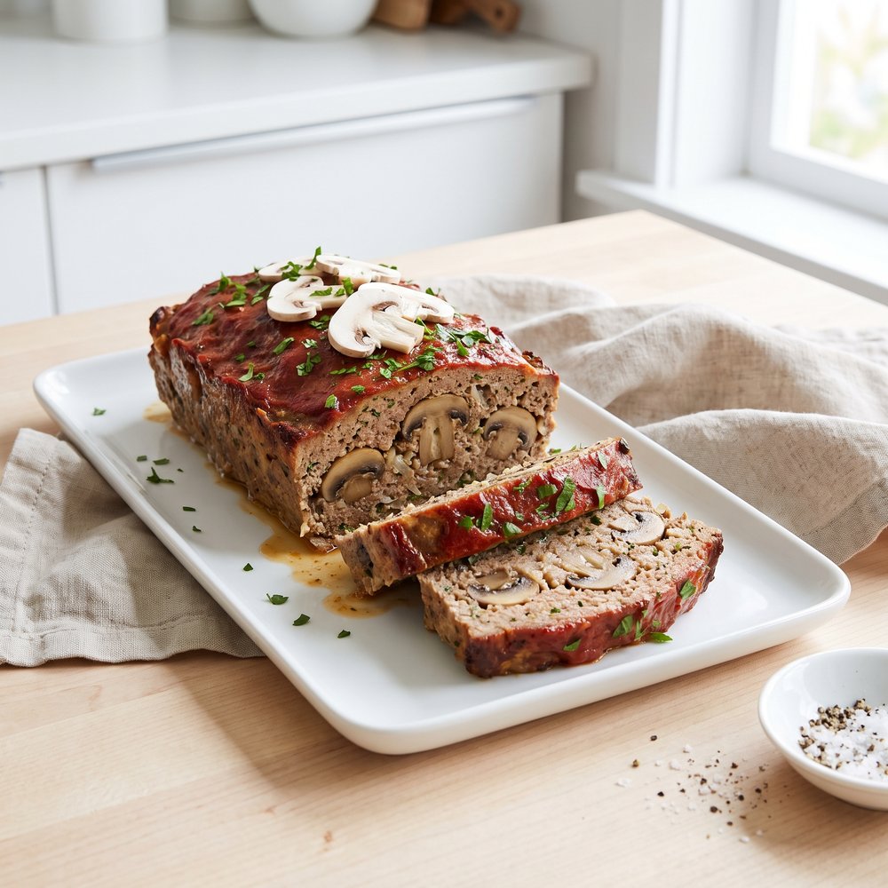 Beef and Mushroom Loaf