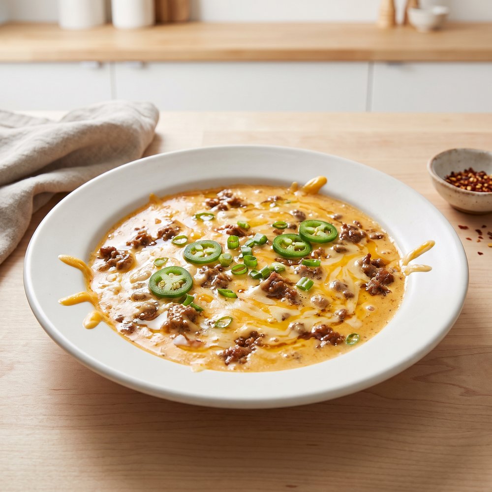 Beefy Jalapeño Cheese Party Dip