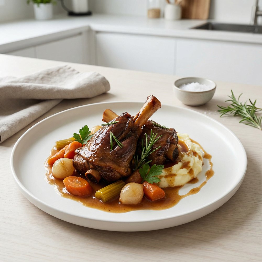 Ale-Braised Lamb Shanks