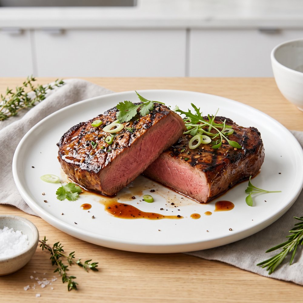 Beer-Marinated Venison (Deer/Elk/Moose) Steaks