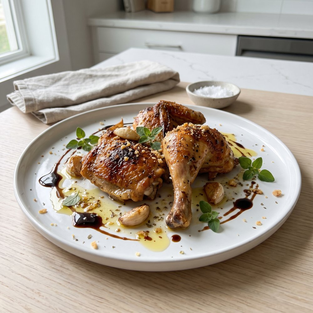 Belmont-Style Chicken Savoy Roast