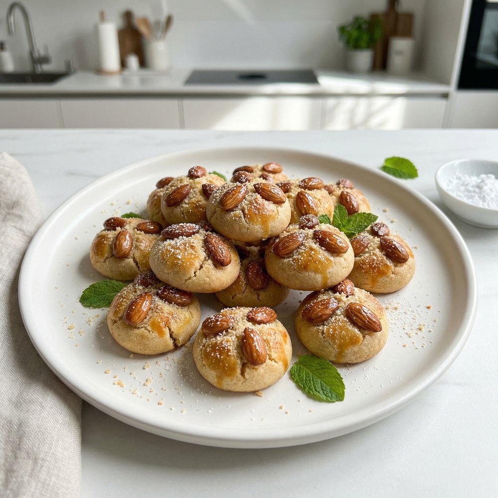 Bethmännchen (Traditional German Marzipan Holiday Cookies)