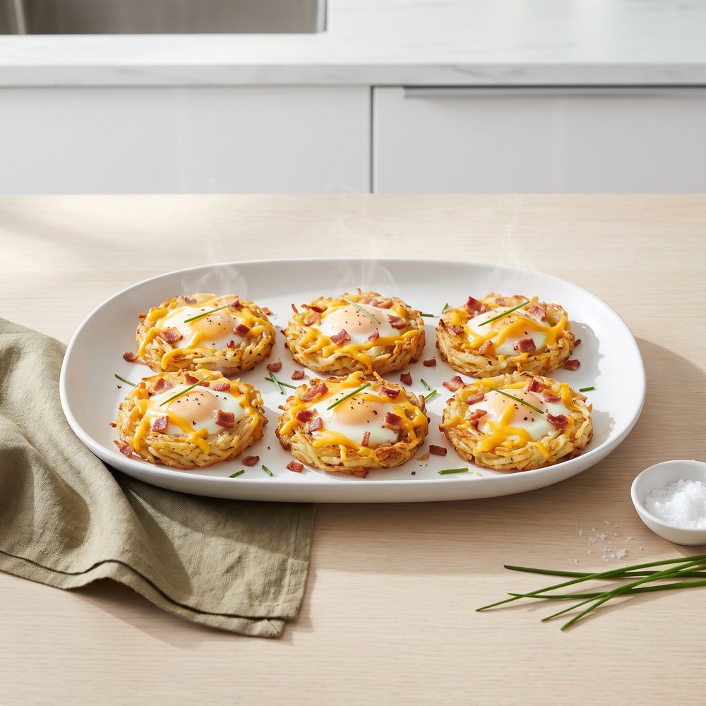 Bird's Nest Breakfast Cups