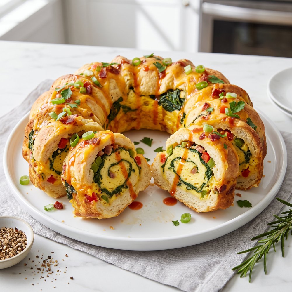 Biscuit Breakfast Bundt Bake