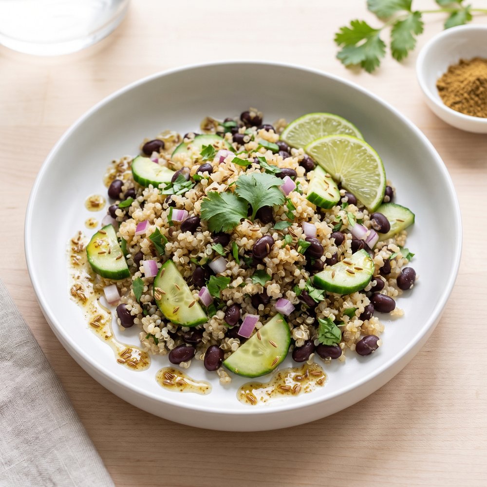 Black Bean Quinoa Salad