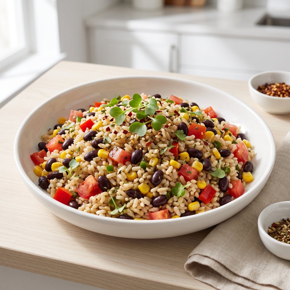 Black Bean and Rice Salad