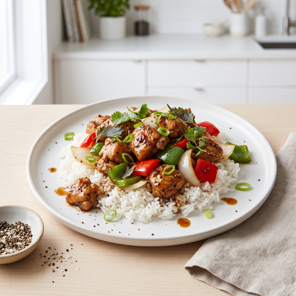 Black Pepper Chicken